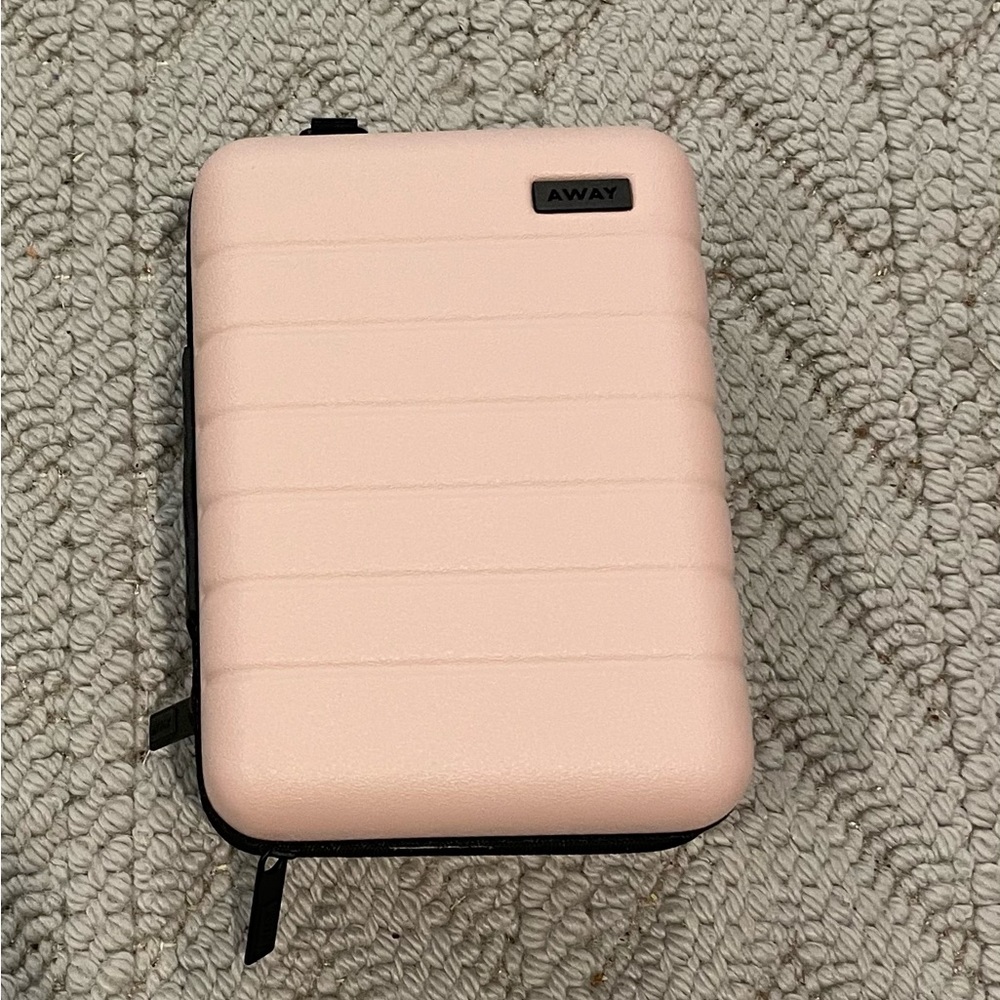 AWAY mini suitcase in EXCELLENT condition used twice, in the color Blush.